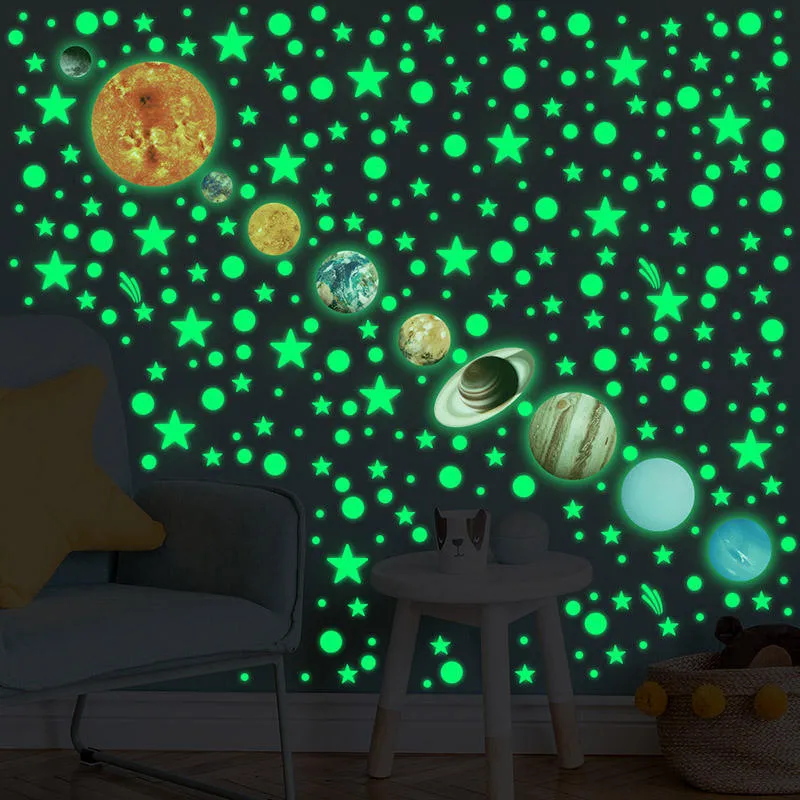Why can luminous stickers glow