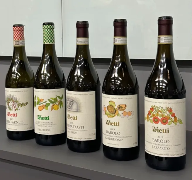 The printing processes for liquor labels