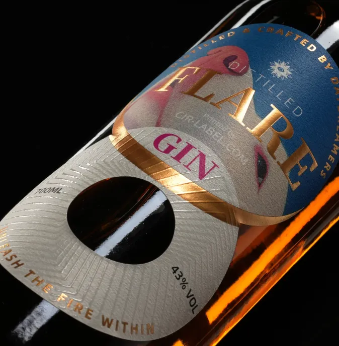 How to determine the size for printing on wine labels?