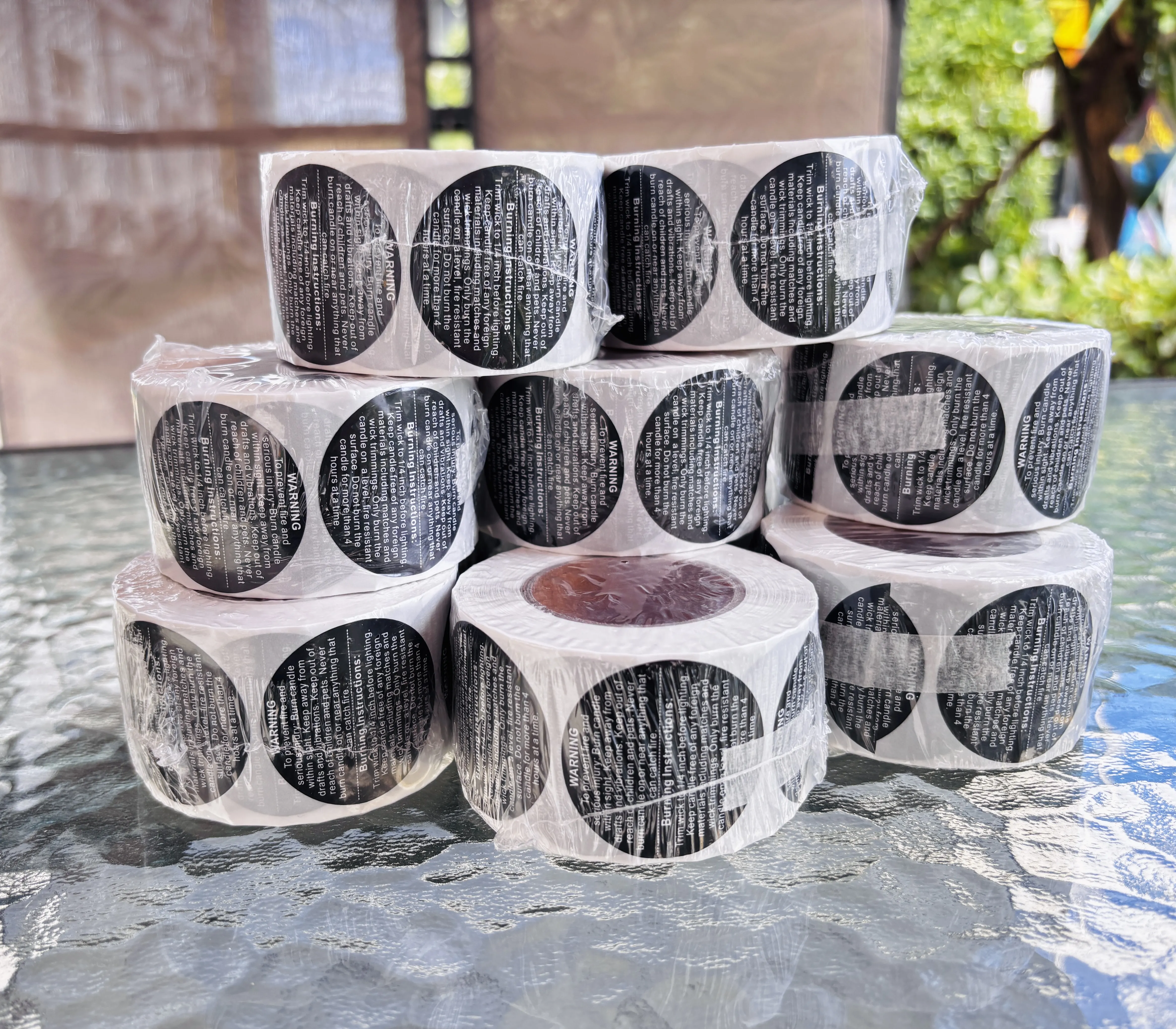 JOJO Pack has successfully delivered customized warning labels for scented candles to customers, strengthening the safety defense line of products.