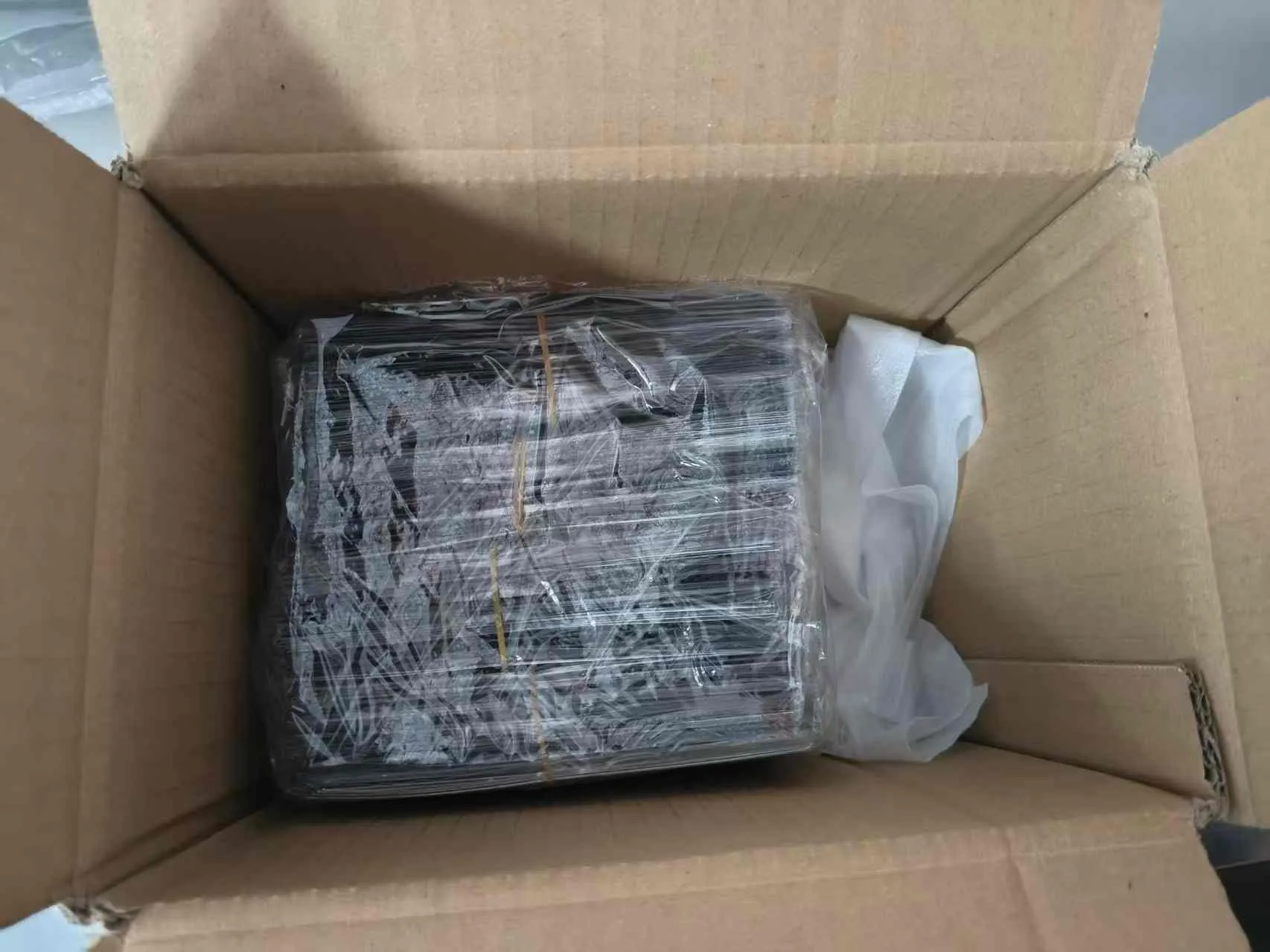 The credit card skin order has been dispatched