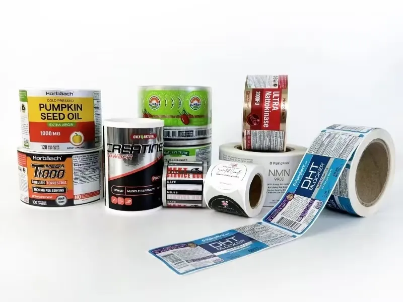 How should different industries choose the material for labels?