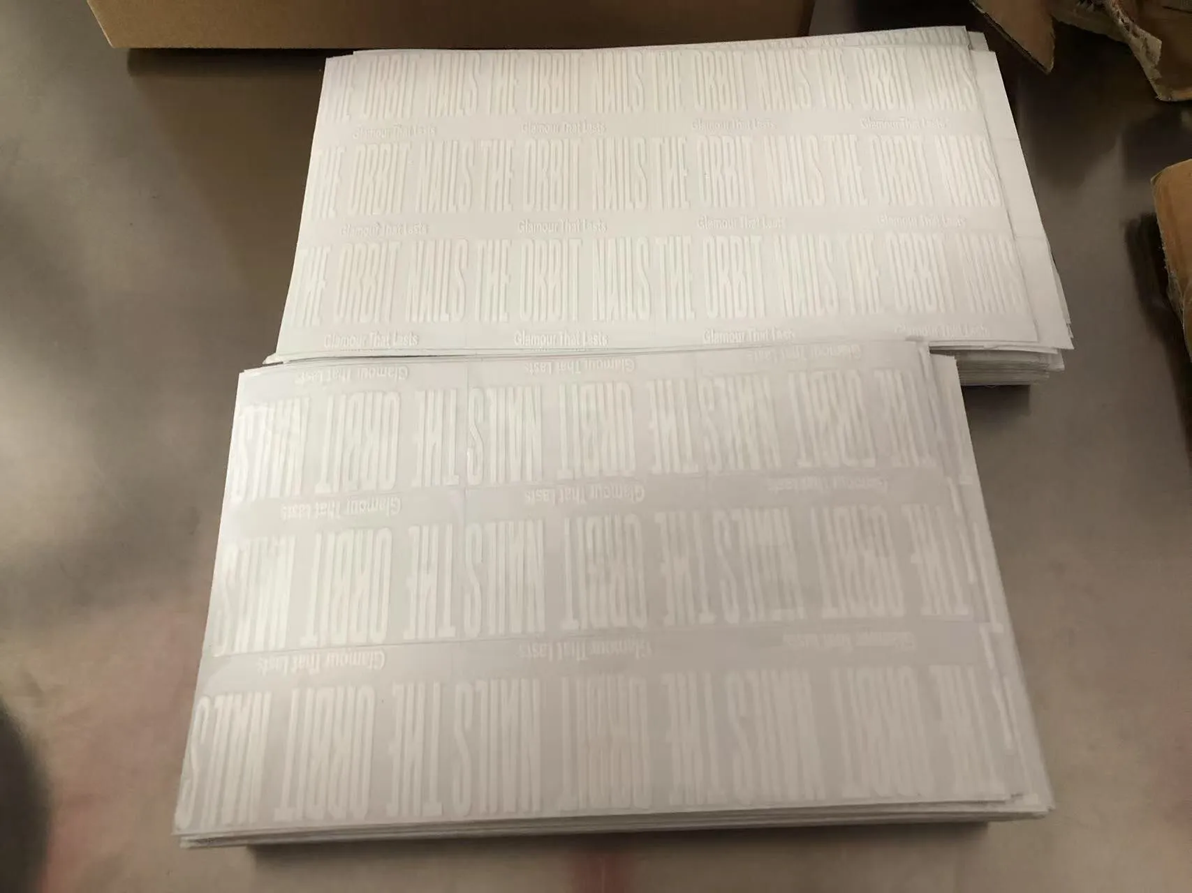 Canada Customer Orders transfer stickers Packaging and Shipment