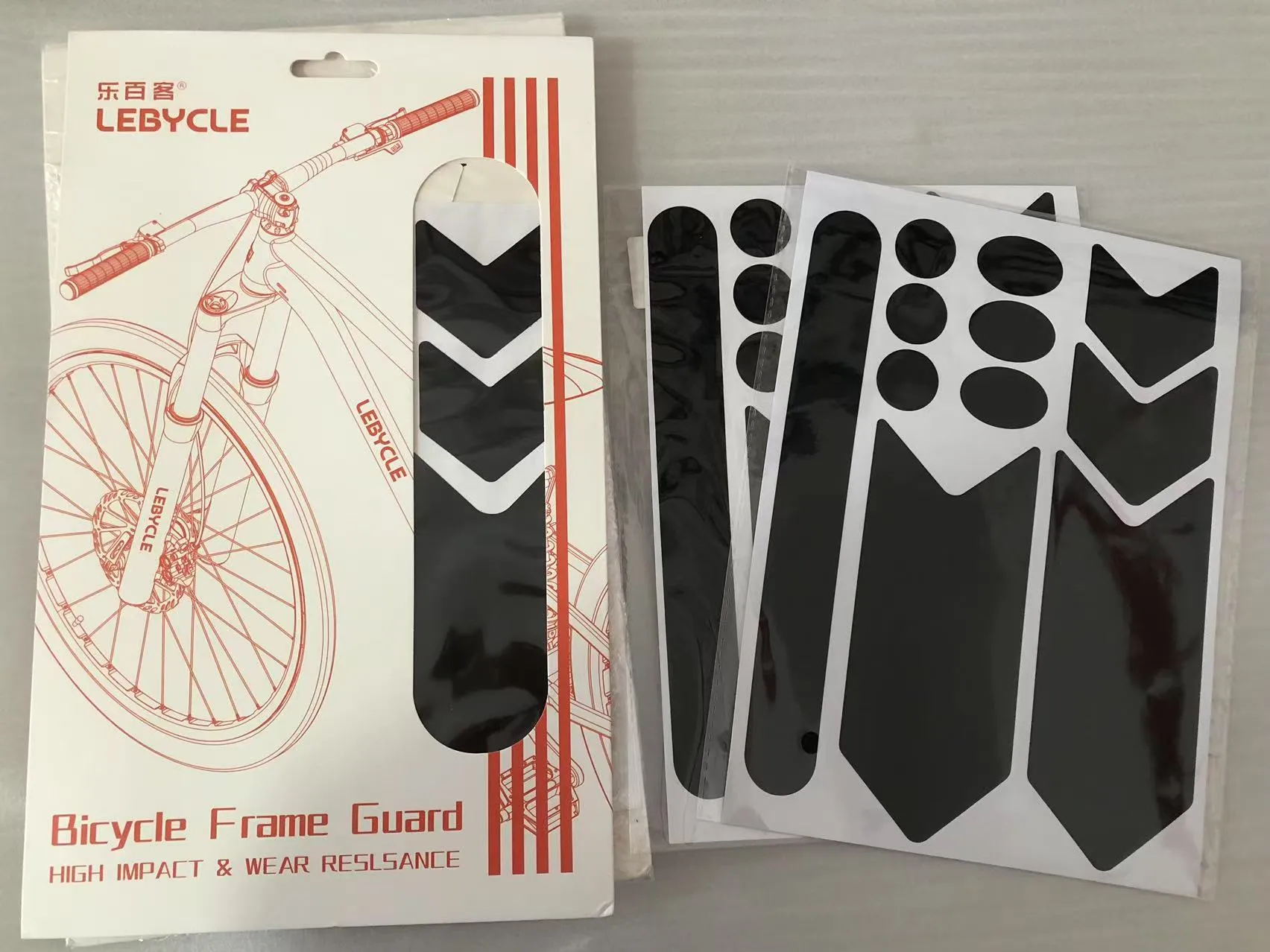 JOJO Pack’s bike frame protects sample sticker order