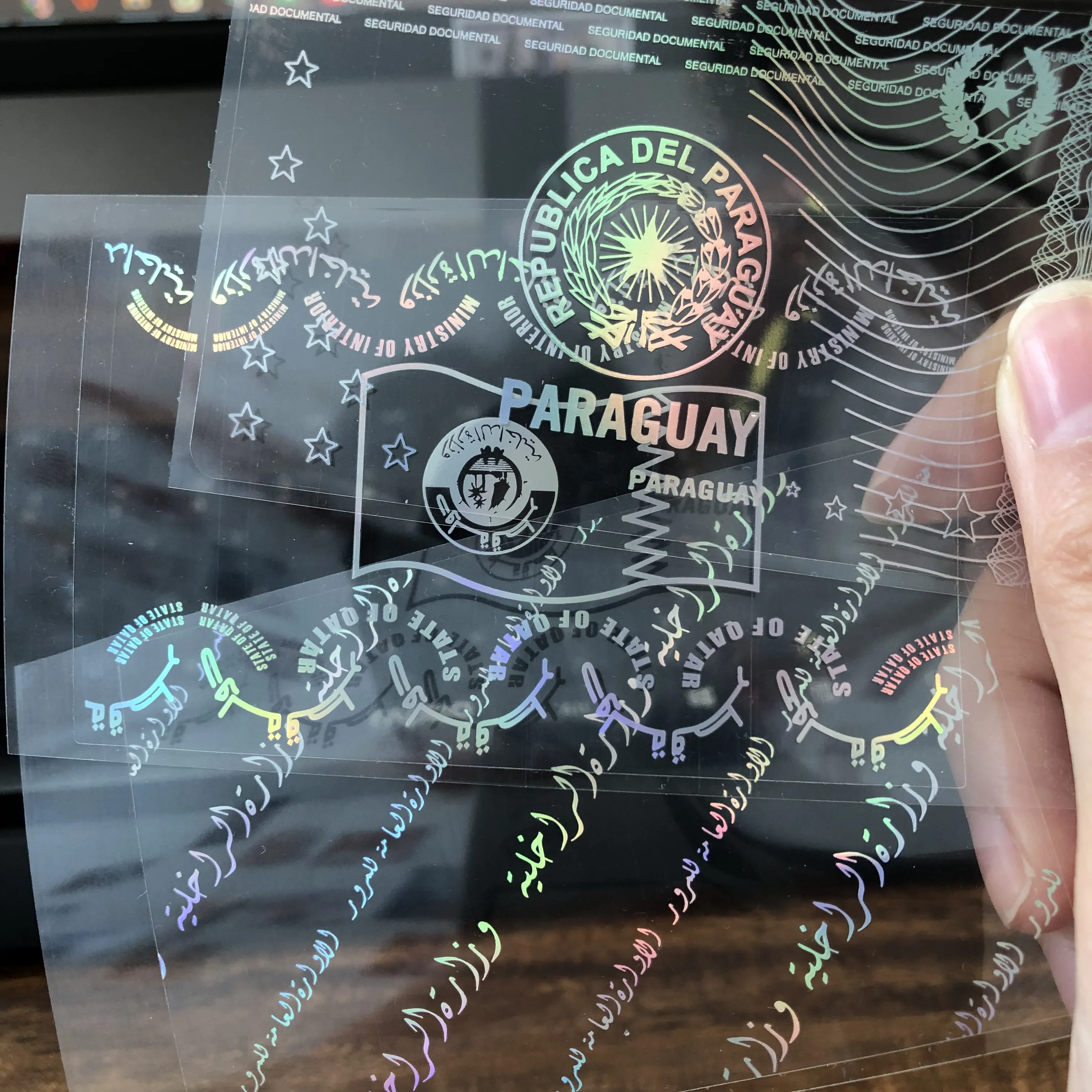 Why choose the transparent holographic credit card sticker?