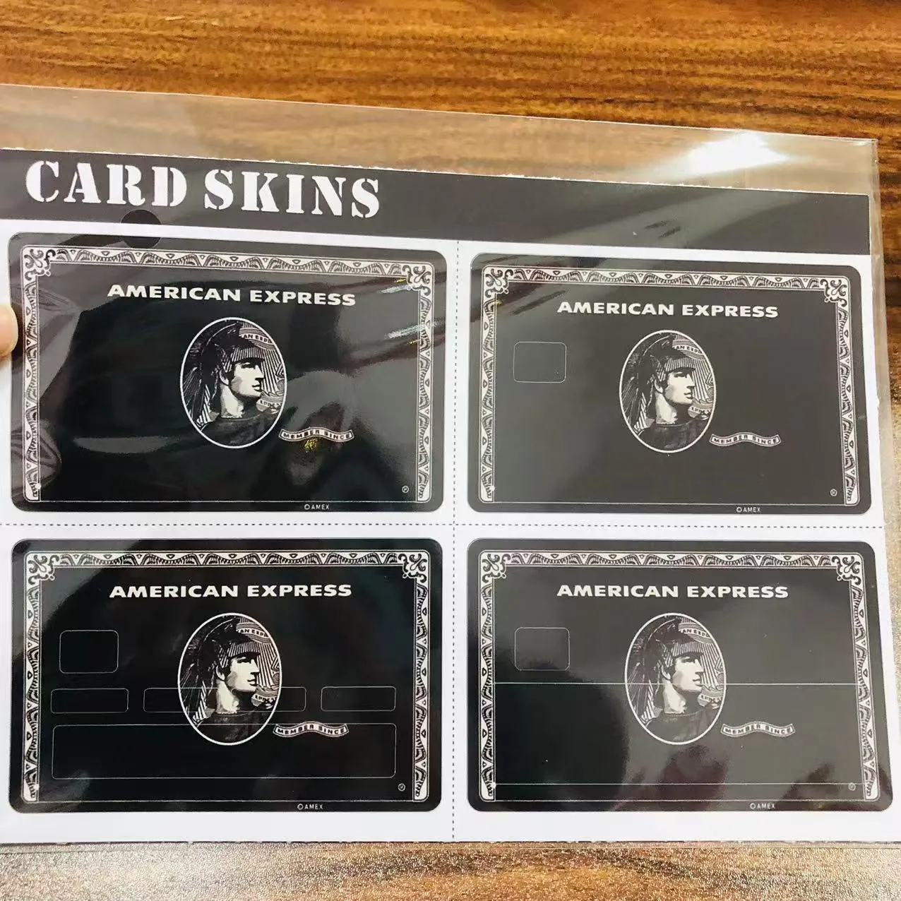 Here you can find the credit card stickers you want