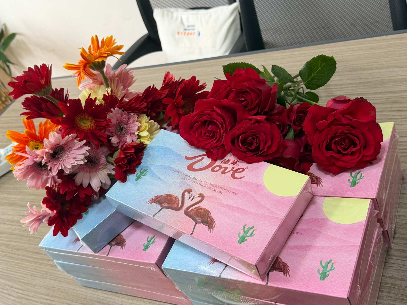 Love fills the workplace