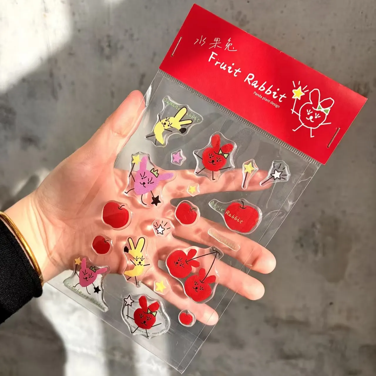 3D Cartoon Epoxy Resin Stickers