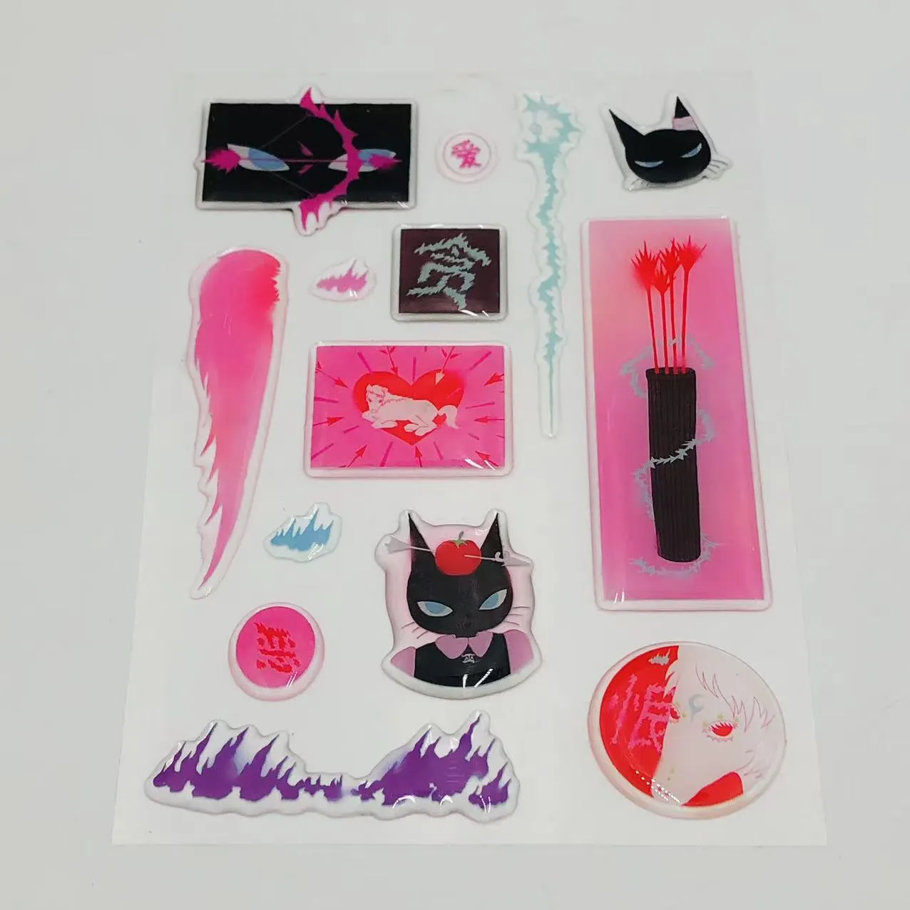 3D epoxy sticker
