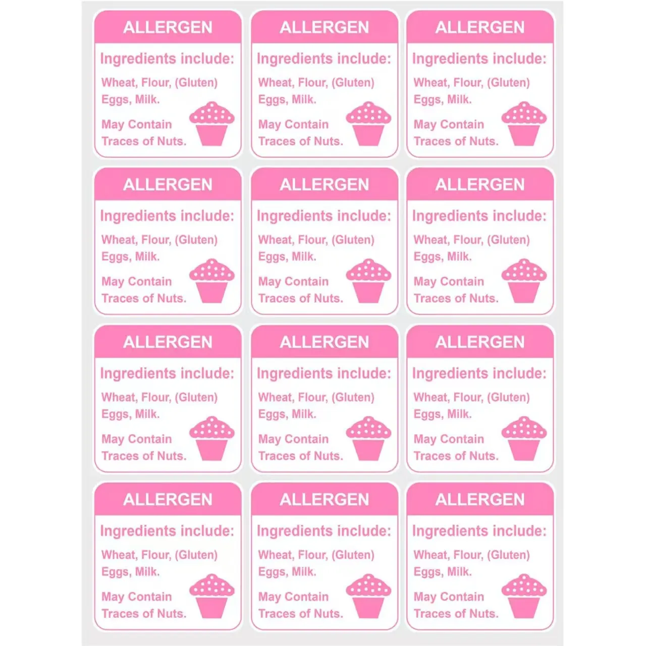 Allergy Label