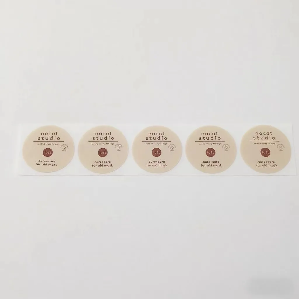 Bottle circle stickers