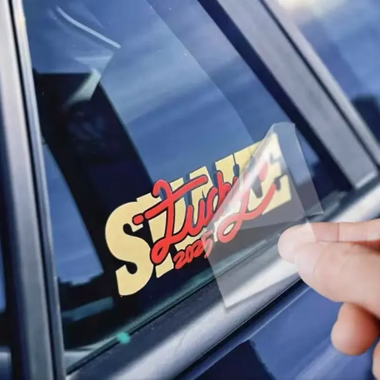 Car window transfer stickers