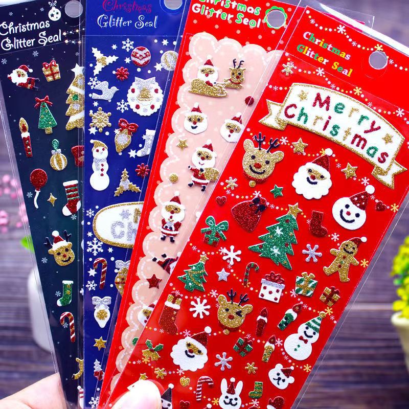 Christmas Glitter Stickers