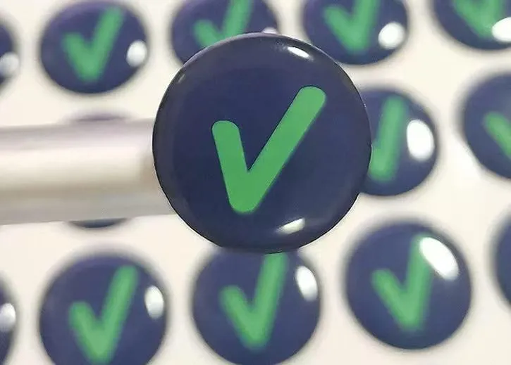 Custom epoxy stickers