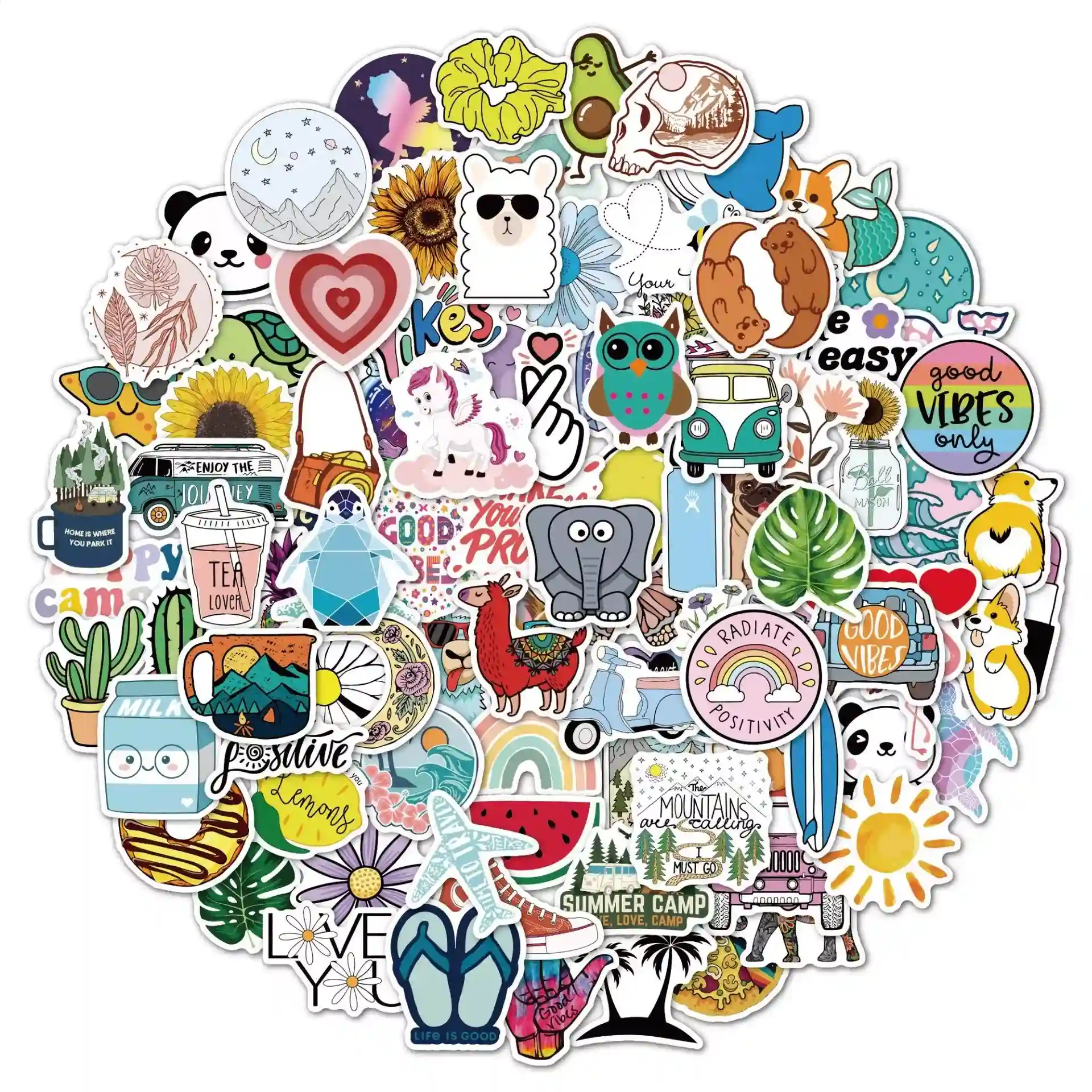 Die cut stickers