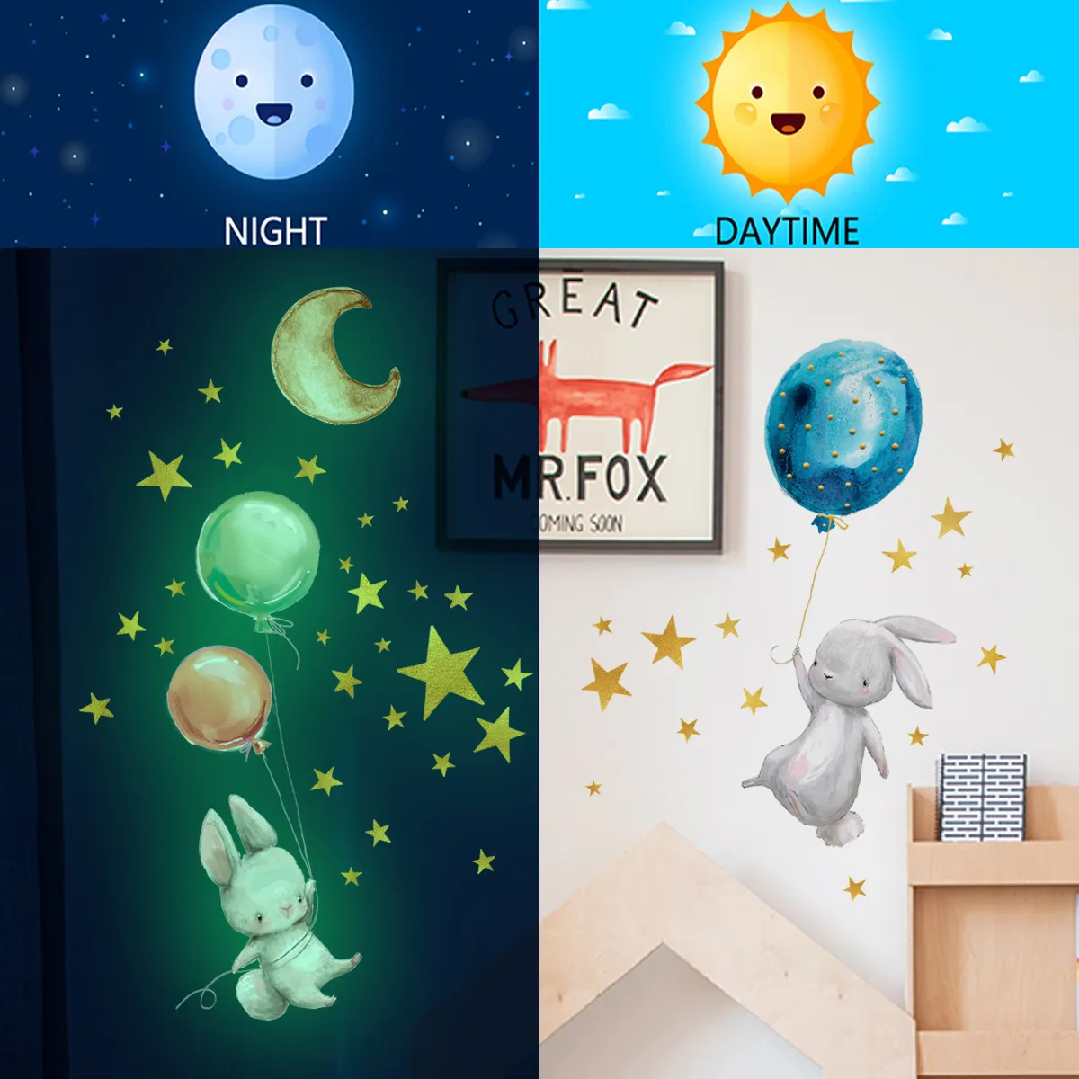Luminous wall sticker