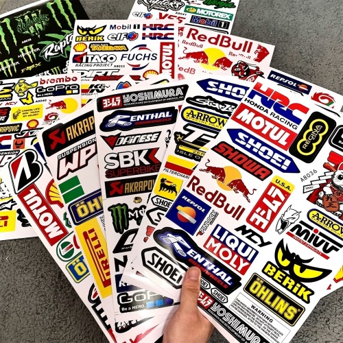 Motorcycle stickers