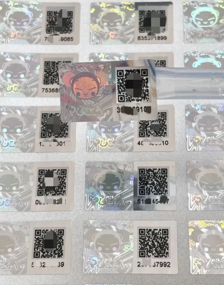 QR Code Anti-counterfeiting labels