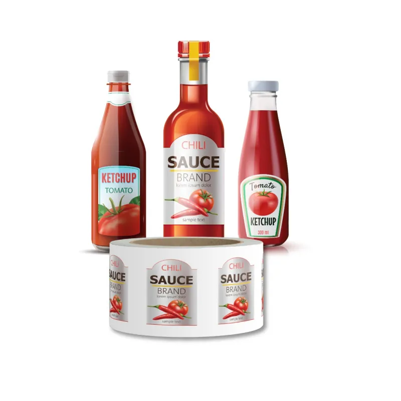 Sauce Bottle Label