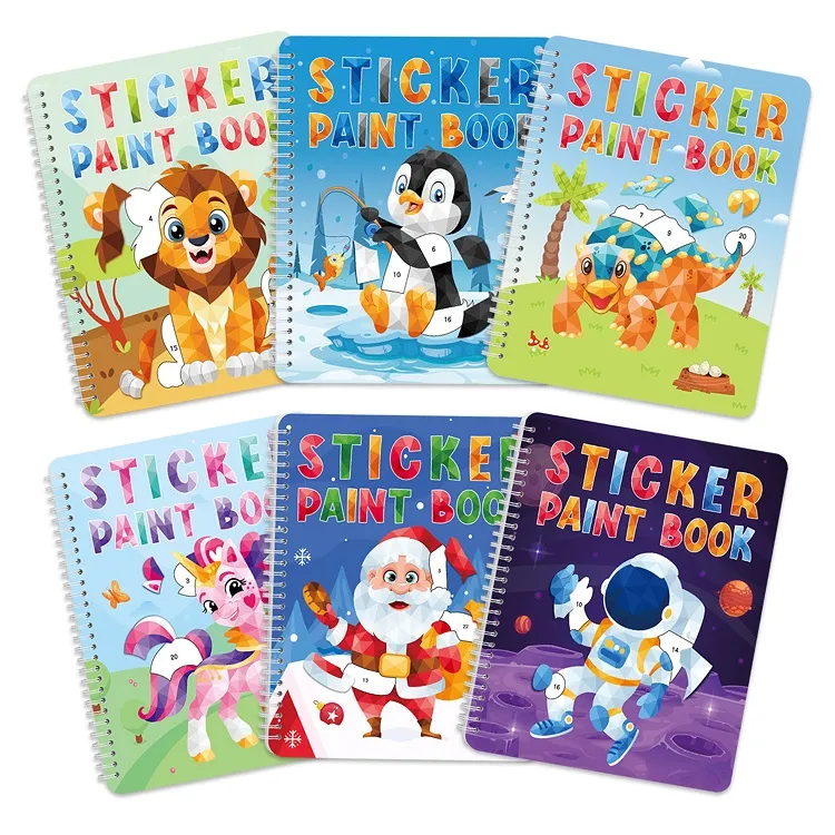 Sticker paint books
