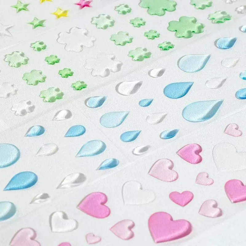 Waterproof epoxy stickers