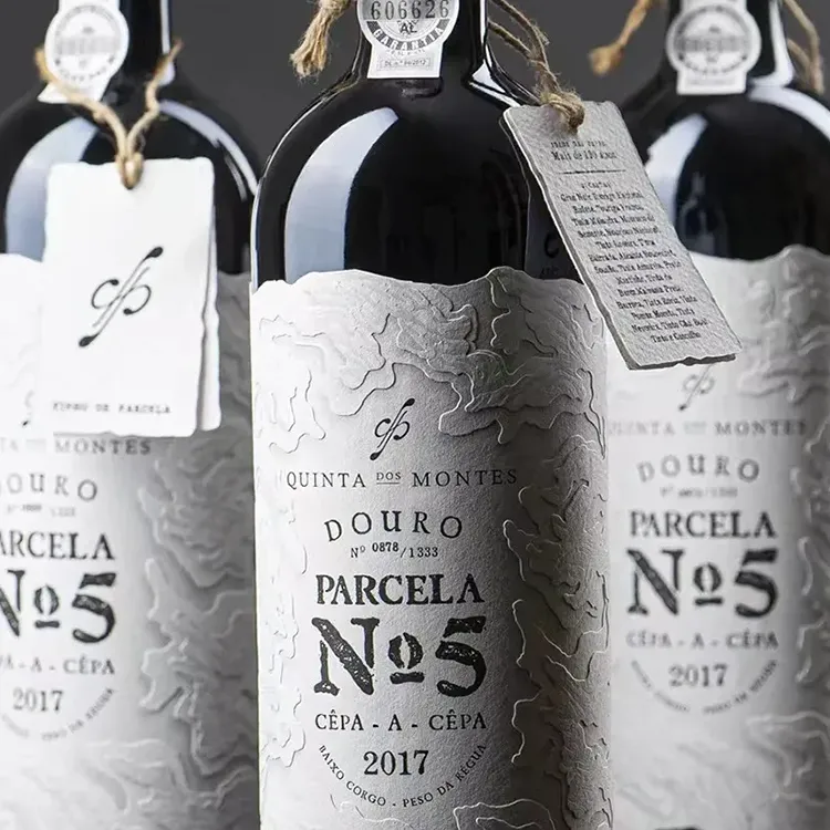 Wine bottle label